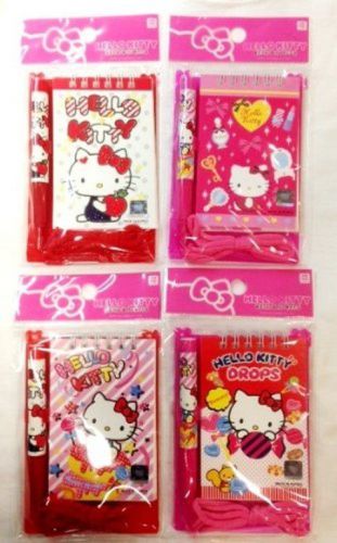 Hello Kitty Mini Memo Pad with Ball Pen &amp; Stencils Board