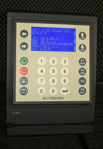 TimeLink Workbrain International Card Reader Time Clock TLT3000