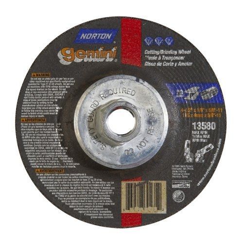 Norton abrasives - st. gobain norton gemini type 27 abrasive depressed center for sale