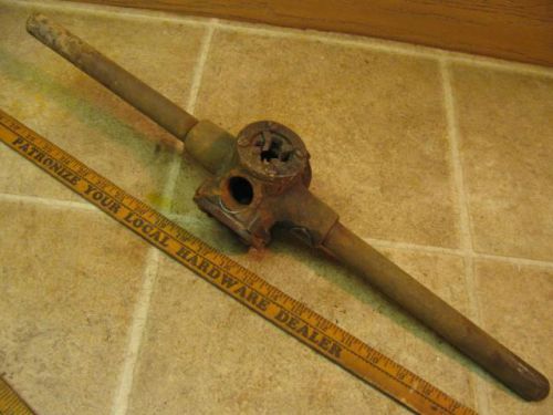 Vintage toledo no 31 tri head 3 way pipe threader 1/2&#034; 3/4&#034; 1&#034; for sale