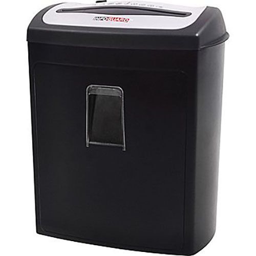 Infoguard 8-sheet cross-cut paper shredder with pullout bin nx80p for sale