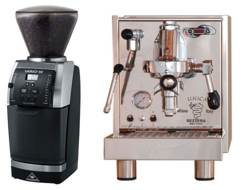 Bezzera Unica Espresso maker Machine E61 W/PID&amp;mahlkonig Vario Grinder Combo set