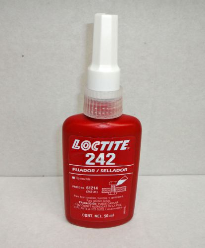 new LOCTITIE 242 BLUE TREADLOCKER NUT &amp; BOLT LOCKER 50ML SEALANT ships from U.S.