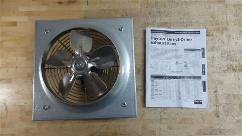 Dayton 8 In Blade Dia 454 CFM 115V 1/30 HP 1725 RPM Exhaust Fan