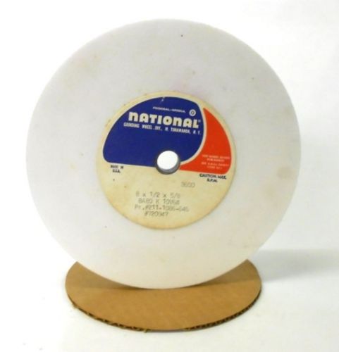 NATIONAL GRINDING WHEEL BA80 K 10VKW, 8&#034; x 1/2&#034; x 5/8&#034;, 3600 RPM