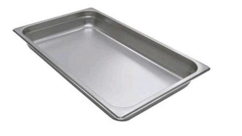 Admiral Craft 22F1 Anti-Jamming 22 Ga. Stainless Steel Full sz 1&#034; Dp Steam Pan