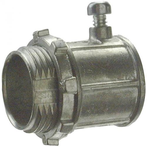 Concrete tight set screw connector, 1/2&#034; emt, die cast zinc halex company 21210 for sale