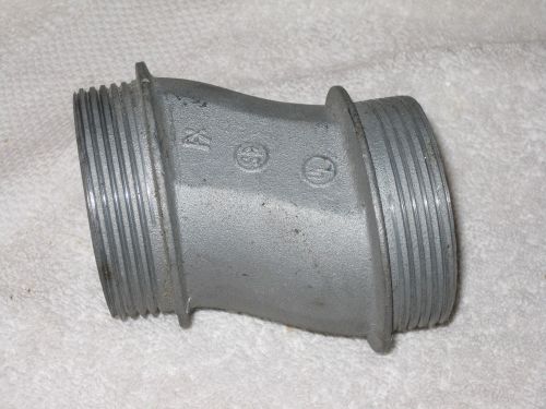 (1) die cast 2 1/2&#034; offset conduit nipple for sale