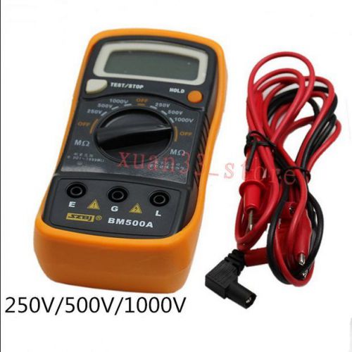 Resistance Tester BM500A 1000V 1999M Digital Insulation Meter Megohmmeter Megger