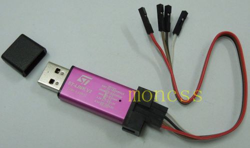 New brand mini st-link v2 stlink emulator downloader stm8 stm32 with metal shell for sale