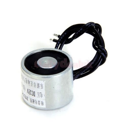 DC 12V Electric Lifting Magnet Electromagnet Lift Solenoid Holding 5Kg /11LB