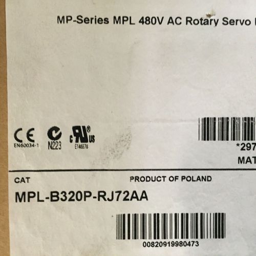 Allen Bradley Servo Drive MPL-B320P-RJ72AA