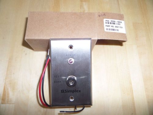 Simplex 2098-9806 fire alarm remote indicator test station  ((#1118)) for sale