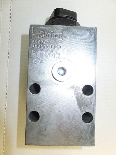 PARKER 2987466 HYDRAULIC STEEL MANIFOLD VALVE