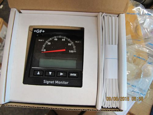 NEW +GF+ SIGNET 3-5500 FLOW MONITOR AC/DC 0-2 DIAL GPM X 100 GF SIGNET 5500 FLOW