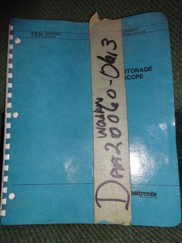 TEKTRONIX 2230 DIGITAL STORAGE OSCILLOSCOPE OPERATORS MANUAL