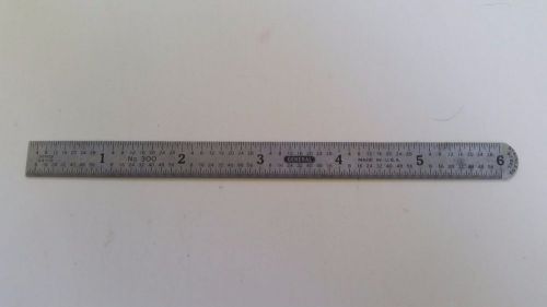 Vintage General No. 300 Flex Precision Ruler, 6&#034;, Machinist Tool, FREE SHIPPING