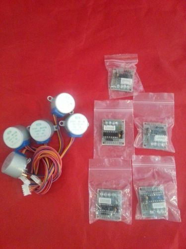 5pcs DC 5V Stepper Motor + ULN2003 Driver Test Module Board 28BYJ-48 for Arduino