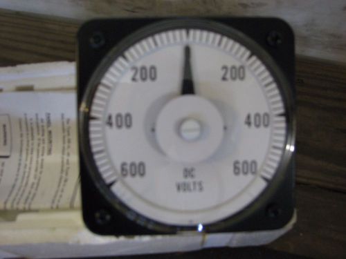 YOKOGAWA DC VOLTAGE PANEL METER  600-0-600VDC  9531RF