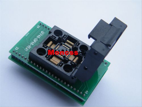 LQFP48 TQFP48 QFP48 to DIP 7x7 mm 0.5Pitch IC Socket Program Programming Adapter