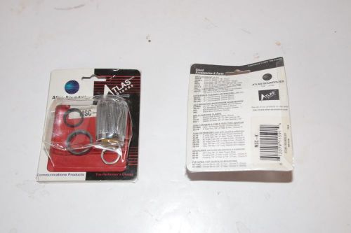 Pair of Atlas MSC-K, REPAIR KIT 7/8IN CLUTCH/LK RING CHROME Microphone Repair