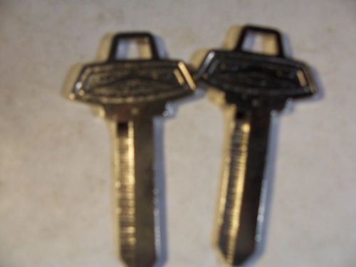 2 keys  nos  ford  galaxie    1970  key blank  uncut   locksmith for sale