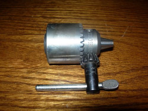 JACOBS 1/4&#034; DRILL CHUCK 7B W/ KEY  V.G.CONDITION