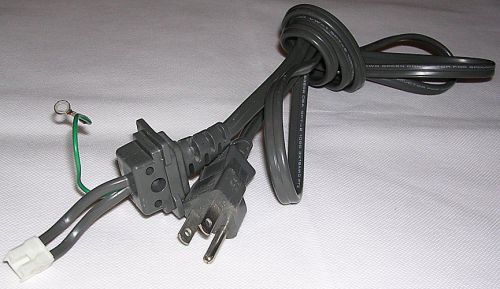 125V 3-Prong Power Cord by Shin Din C: LL83298 CSA SPT-2 105c 3X18AWG FT2 E81093