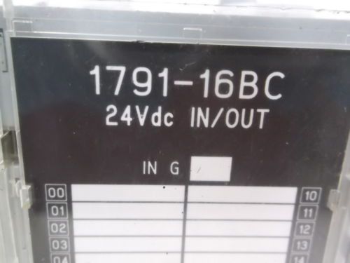 ALLEN BRADLEY 1791-16BC SER.B INPUT/OUTPUT BLOCK MODULE *USED*