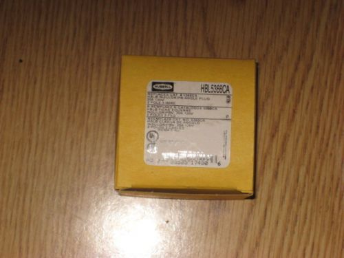 HUBBELL WIRING DEVICE-KELLEMS HBL5366CA Angle Plug, 5-20P, 20A, 125V