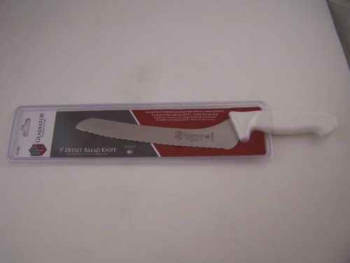 Libertyware gladiator premium 9&#034; offset serrated bread knife for sale