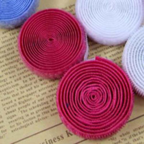 hot sell 25 yard  DIY peach color Sew On velcro-like Hook &amp; Loop fastener tape