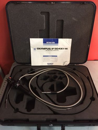 Olympus Industrial Fiberscope IF5D4X1-14 w/ Case &amp; Instructions