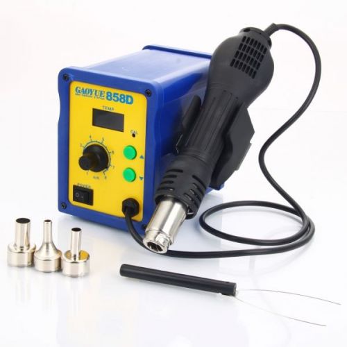 2in1 858D 110V 700W Heat Gun SMD Rework Solder Soldering Station for Maintenance