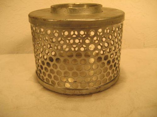 TRASH PUMP INTAKE STRAINER - 5&#034; X 7&#034; - 2 1/2&#034; THREADS - N.O.S.