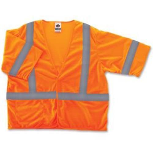 Glowear ergodyne glowear class 3 orange economy vest - 2-xtra large/3-xtra for sale