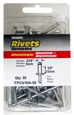 FPC CORPORATION 50-Pack Extra Long Aluminum Rivets