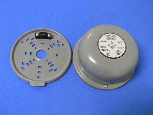 Edward Signaling 340-6N5 6&#034;Dia 120VAC Adaptable Vibrating Bell