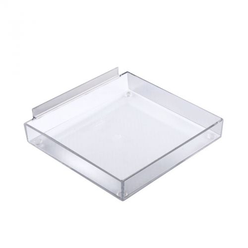 Azar Set of 4 Clear 8.6&#034;Wide Slatwall Acrylic Tray