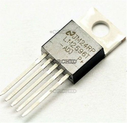 10pcs lm2596t-adj lm2596 switching regulator to-220 #8552845