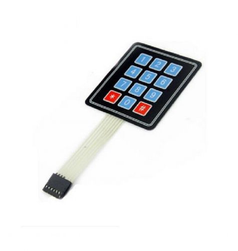 2PCS 4 x3 Matrix Array 12 Key Membrane Switch Keypad Keyboard NEW