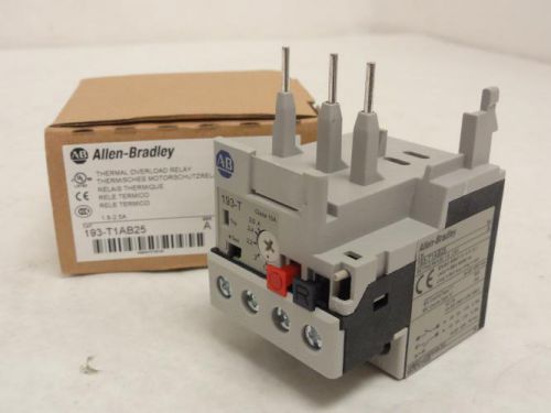 156814 New In Box, Allen-Bradley 193-T1AB25 Overload Relay, 1.8-2.5A, 3P, 600V