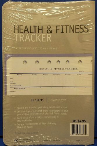 Franklin Covey Health &amp; Fitness TRACKER *NEW*