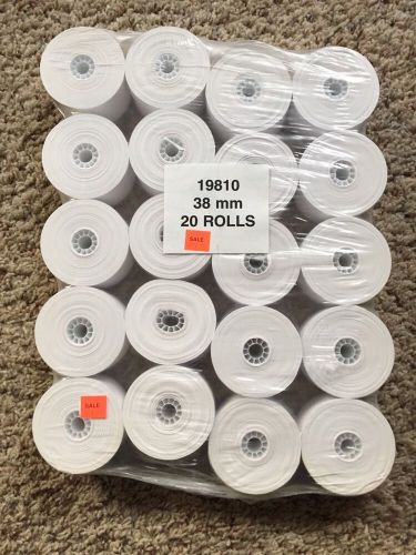 38mm x 150&#039; BOND CASH REGISTER PAPER - 20 NEW SEALED ROLLS