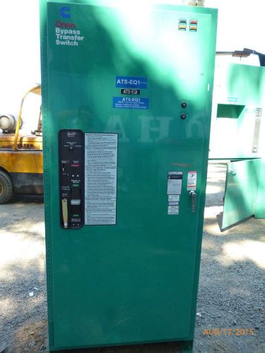 ONAN CUMMINS BT 400 Bypass Generator Automatic Transfer Switch ATS Model BT400