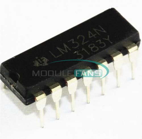 10pcs LM324N LM324 DIP-14 TI Low Power Quad Op-Amp IC TOP