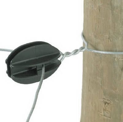 DARE PRODUCTS INC Electric Fence Insulator, Corner, Black, Heavy-Duty, 10-Pk.