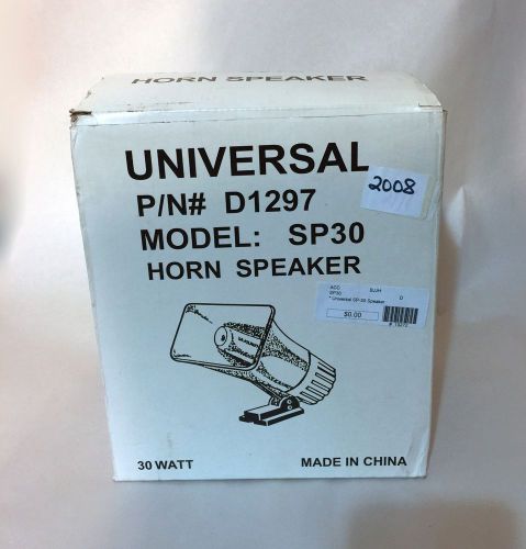 Universal sp30 horn speaker - 30 watts (d1297) for sale