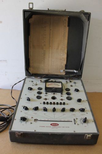 PHILCO 9100 Mutual Conductance Tube Tester Hickok 533, 533A, 600, 600A, VG+++