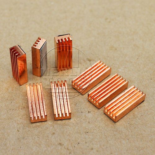 8Pcs Memory Copper Heat Sink For DDR DDR2 DDR3 RAM